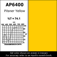 Apollo Design Technology AP-GEL-6400 Gel Sheet, 20"x24", Pilsner Yellow AP-GEL-6400
