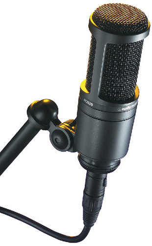 Audio-Technica AT2020 Cardioid Condenser Microphone AT2020