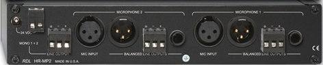 RDL HR-MP2 Dual Microphone Preamplifier