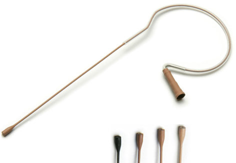 Countryman E6OW5B-ET E6 Earset Microphone for Electrovoice wireless, Black (Tan shown) E6OW5B-ET