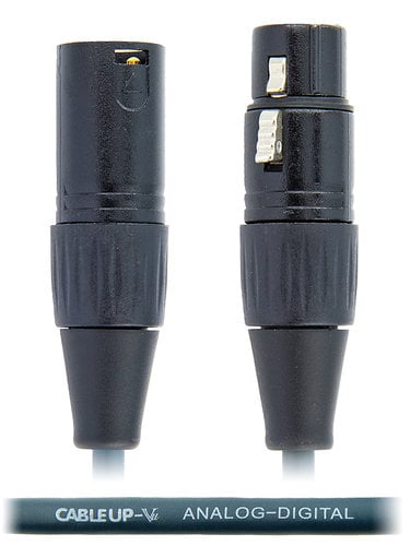 Cable Up by Vu MIC-D-XX-75 75 ft Analog/Digital AES/EBU Balanced XLR Microphone Cable MIC-D-XX-75