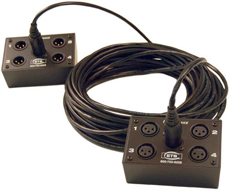 ETS ETS-PA202F 4x XLR-F To RJ45 InstaSnake Adapter Receive Unit