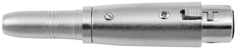Cable Up by Vu PF3-XF3-ADPTR 1/4" TRS Female to XLR Female Adapter PF3-XF3-ADPTR