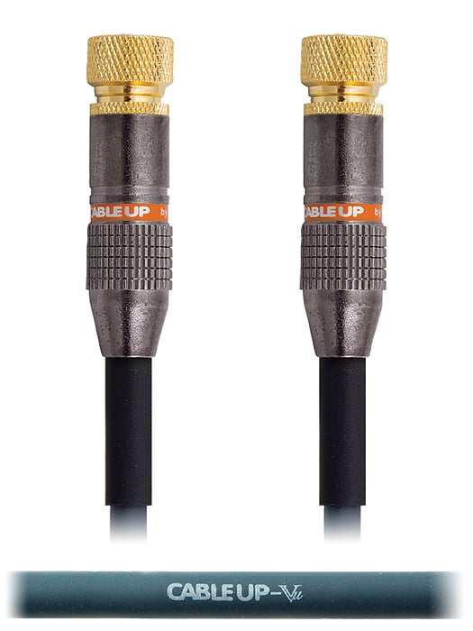 Cable Up by Vu FC-FC-3 3 ft F-Connector to F-Connector Coaxial Cable FC-FC-3