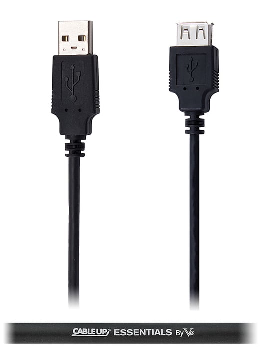 Cable Up USBA-USBA-5 5 Ft USB 2.0 Type A Extension Cable