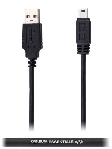 Cable Up by Vu USBA-USBMB-6 6 ft USB Type A to USB Mini Type B Extension Cable USBA-USBMB-6
