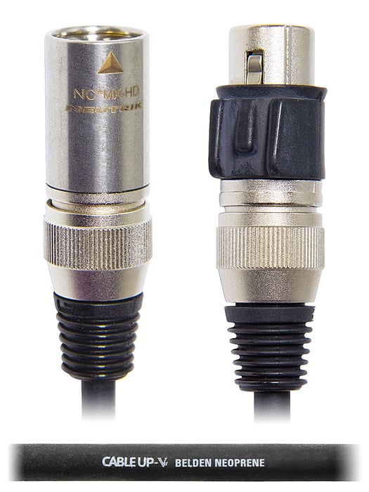 Cable Up by Vu MIC-AN-XX-20-HD 20 ft 22AWG Neutrik XLR X-HD Microphone Cable MIC-AN-XX-20-HD