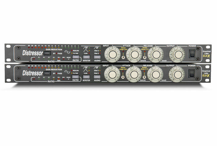 Empirical Labs EL8X-S Stereo Pair Of EL8X Distressors, Dual Channel, W/British Mod And Image Link Feature