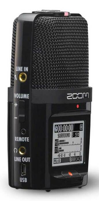 Zoom H2n 4-Channel Portable Handheld Recorder