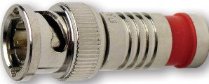 Platinum Tools 18038 BNC-Type RG6 Nickel SealSmart Coaxial Compression Connector