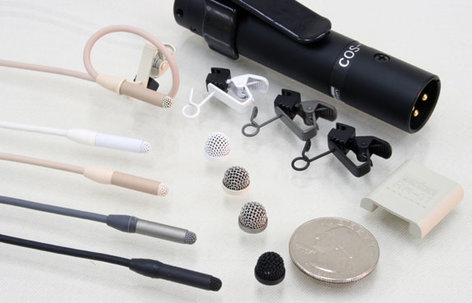 Sanken COS-11D-PT1.8-EW Lavalier Microphone with Connectors for Sennheiser EW Bodypacks COS-11D-PT1.8-EW