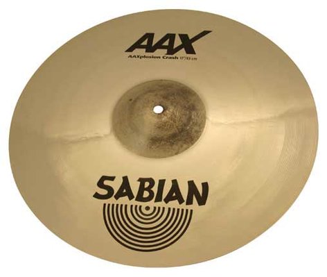 Sabian 21787XB 17" AAX X-Plosion Crash Cymbal In Brilliant Finish