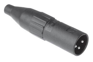 Amphenol AC3MMCP XLR3 Male, Machined, Plastic AC3MMCP