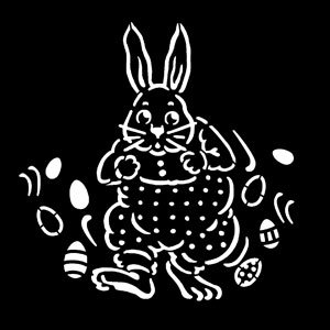 Apollo Design Technology MS-3431 Steel Gobo, Easter Bunny MS-3431