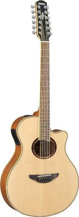 Yamaha APX 12-String Acoustic Electric - Natural 12-String Thinline Cutaway Acoustic-Electric Guitar