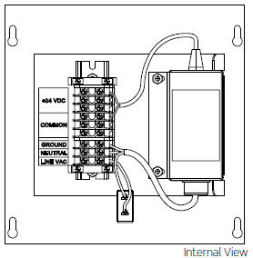 Leviton PST24-D25 24V, 2.5A Permanent Install Power Supply With Terminals