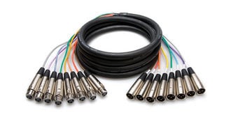 Hosa XLR807 Balanced Snake, XLR to XLR, 7m XLR807