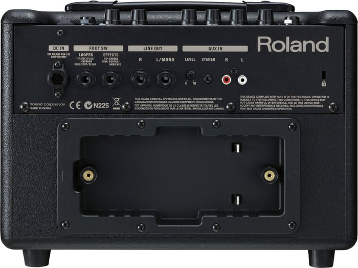 Roland AC-33 Acoustic Amplifier - Rosewood 30W 2-Channel 2X5" Portable Acoustic Amp
