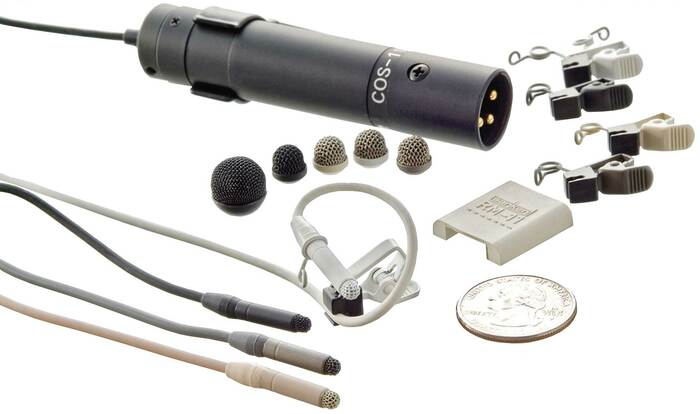 Sanken COS-11D-PT-TA4 Miniature Lavalier Microphone With A TA4 Connector And 1.8m Cable