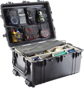 Pelican Cases 1634 Protector Case 27.7"x21"x15.5" Protector Transport Case With Padded Dividers