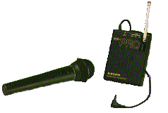 Azden Whx Pro Handheld Microphone System. 2-Channel Switchable WHX-PRO