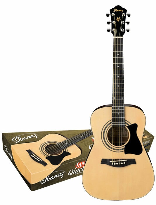 Ibanez IJV30 Jam Pack Solid Top Acoustic Jam Pack Acoustic Guitar 3/4 Size IJV30