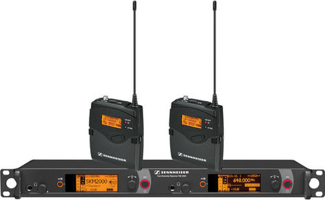 Sennheiser 2000BP2 Mic Dual Ch Bodypack System 2000BP2