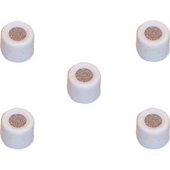 Shure RPM218 Mid Boost EQ Caps For WL50W Mics, 5-pack, White With Silver Top
