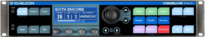 TC Helicon VOICE-LIVE-RACK Processor, Vocal Rack Unit VOICE-LIVE-RACK