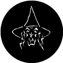 Rosco 78104 Steel Gobo, Wicked Witch