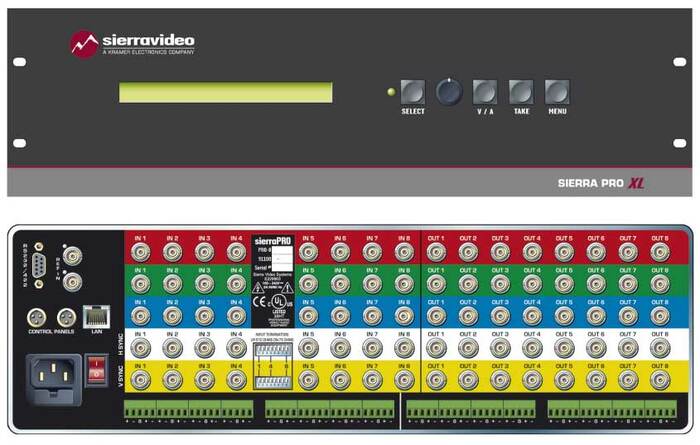 Sierra Video Systems 3232V5SRXL Switcher 32x32 RGBHV w/RPS IP 3232V5SRXL