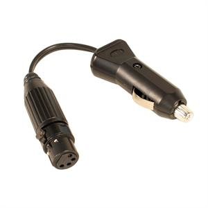 Cool-Lux CC8014 Male Cigarette Lighter To Female 4-Pin XLR Adapter
