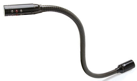Hosa LTE503XLR 15" LED Gooseneck Console Lamp, XLR3M LTE503XLR