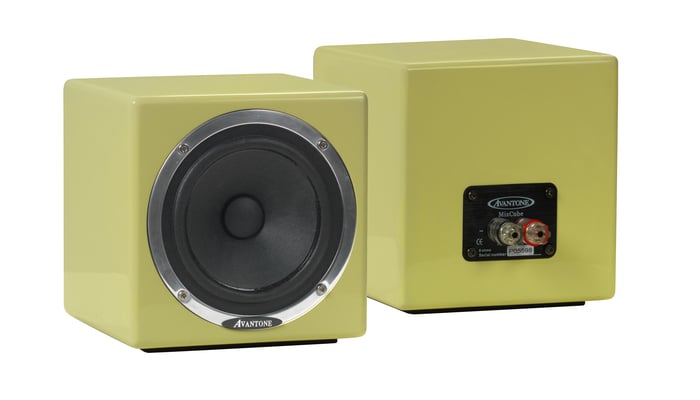 Avantone MIXCUBE-PB Mini Reference Monitors, Pair, Black MIXCUBE-PB