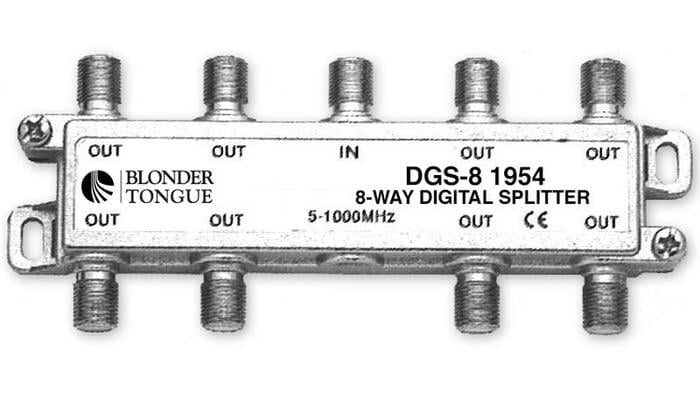 Blonder-Tongue DGS-8 Splitter, 8-way, Digital #1954 DGS-8