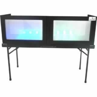 Grundorf Corp GS-LS1652T Table Top Lycra Facade, Black, 16"x52" GS-LS1652T