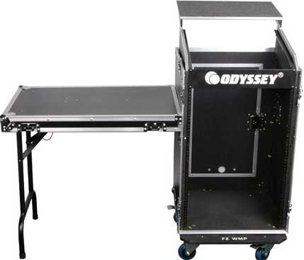Odyssey FRGS1016WDLX Combo Rack Case, 10 Unit Top Rack, 16 Unit Bottom Rack