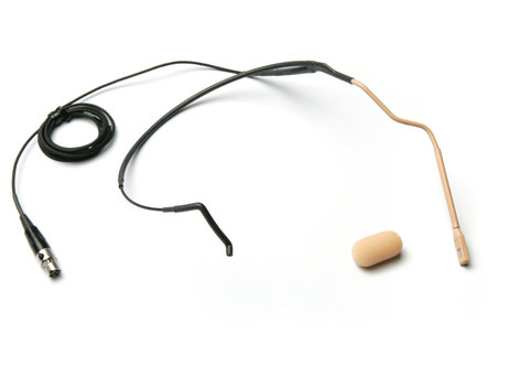 Countryman MHCW4HH05L-TO Headworn Cardioid Microphone in Light Beige for TOA Wireless Systems with 3.5mm Connector MHCW4HH05L-TO