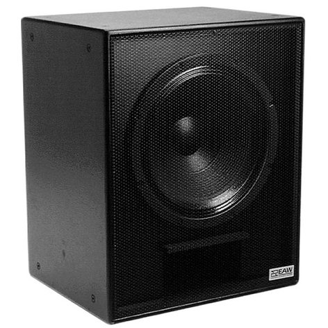EAW-Eastern Acoustic Wrks SB180zP 18" Black Compact Subwoofer with Mount SB180ZP-BLACK