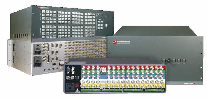 Sierra Video Systems 816V5SXL Switcher 8x16 Reverse Matrix, 3Ch Video, 2Ch Sync, Stereo Audio, 3RU
