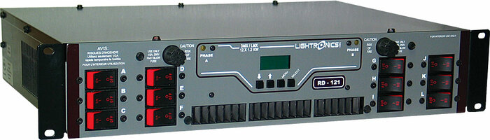 Lightronics RD121 12-Channel Rack Mount Dimmer With LMX And DMX