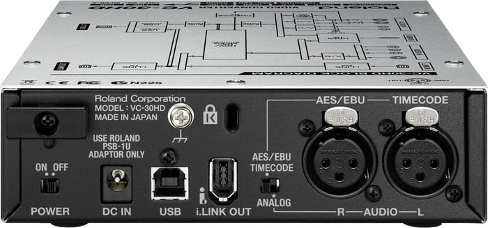 Roland Professional A/V VC-30HD Multi-Input Audio/Video Converter/Encoder For Web Streaming, Capture, And Archiving