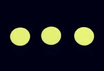 Rose Brand GLOWDOTS-1" 1 Roll of 100x 1" Glow Dots GLOWDOTS-1"