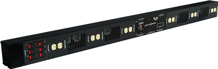 Lightronics DB612 Dimming Bar, 6-Channel, 1200W Per Channel With Edison