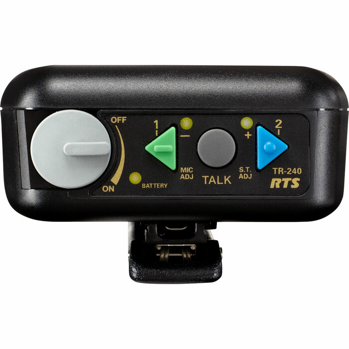 Telex TR-240 2.4 GHz Intercom Beltpack With A4F Headset Jack