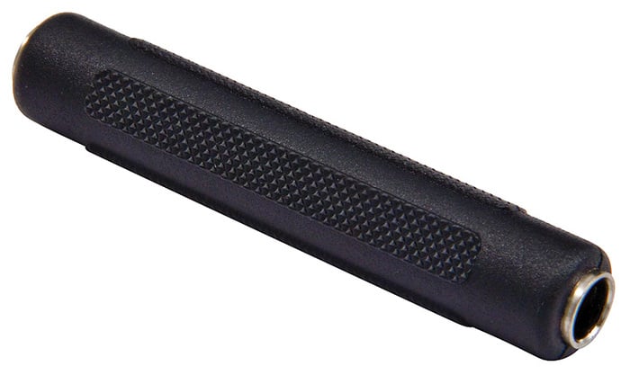Cable Up by Vu PF3-PF3-ADPTR 1/4" TRS Female to Female Adapter PF3-PF3-ADPTR