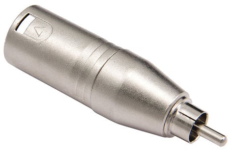 Cable Up by Vu XM3-RM-ADPTR XLR Male to RCA Male Adapter XM3-RM-ADPTR