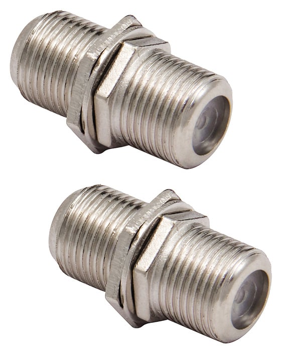 Cable Up FCF-FCF-ADPTR 2-Pack Of Female Coaxial To Female Coaxial Couplers