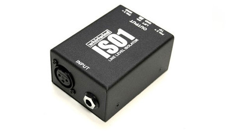 Whirlwind ISO1 Line Isolator, 1/4"TRS and XLR ISO1