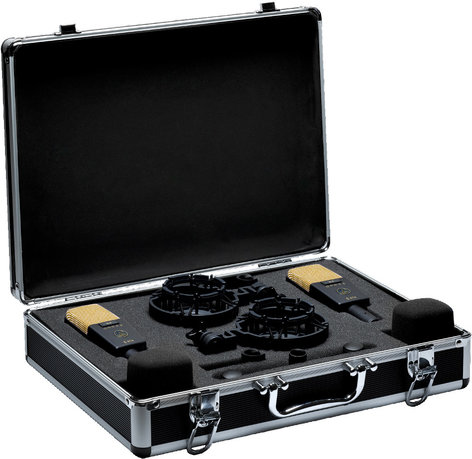 AKG C414 XLS Stereo Matched Stereo Pair of Multipattern C414 XLS Condenser Microphones with Case C414/XLS-STEREO